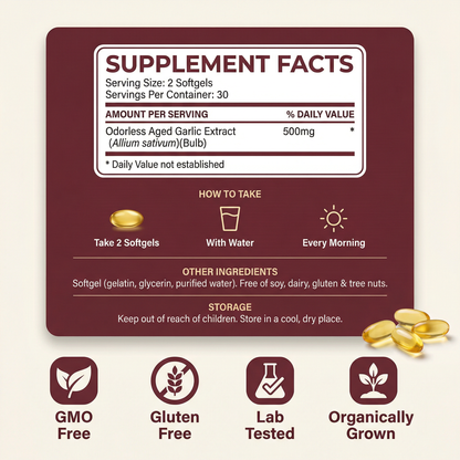 Support Healthy Blood Pressure Naturally with Vascora™ Aged Garlic Extract